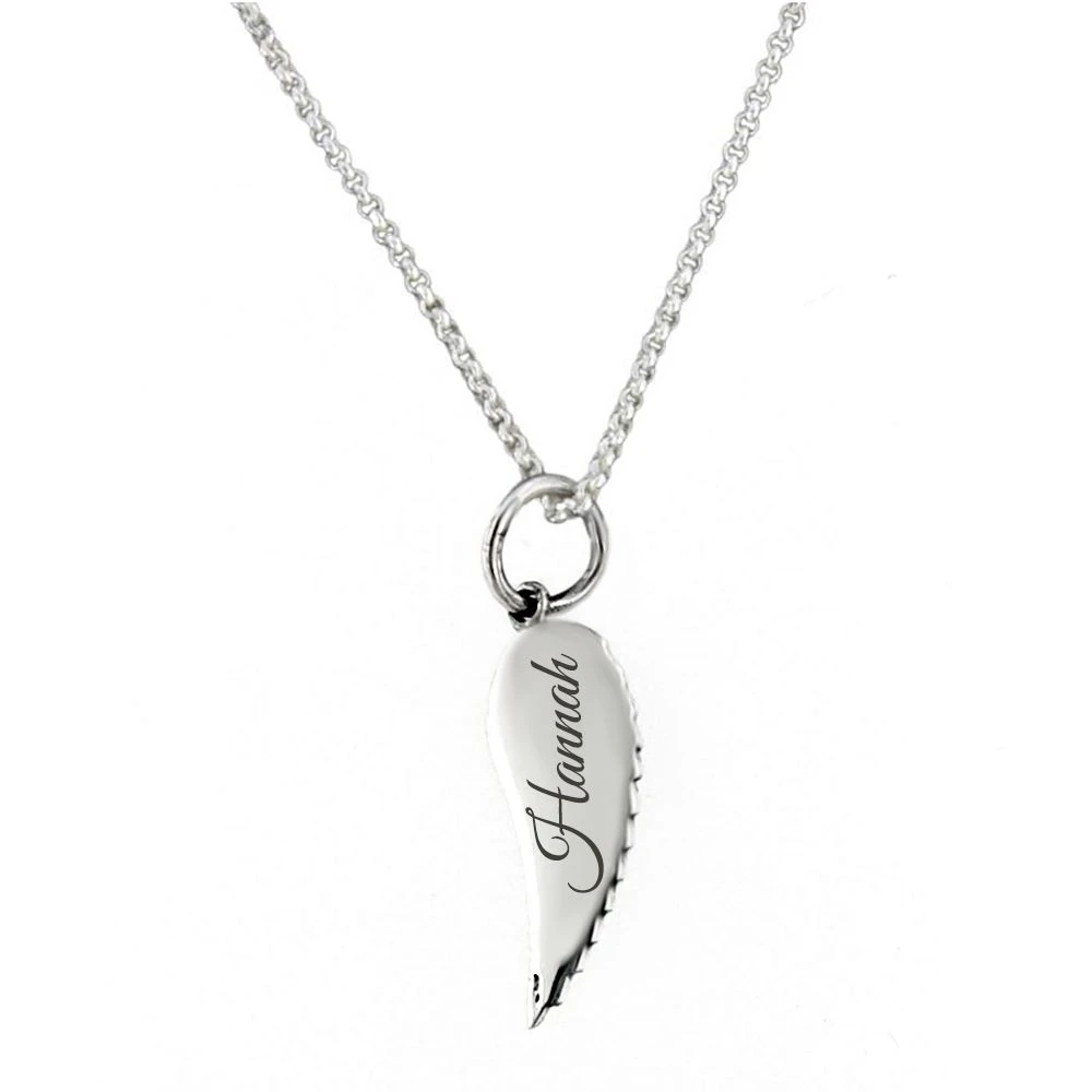 Pendentif Aile Argent Personnalisé - 1771 – Image 3