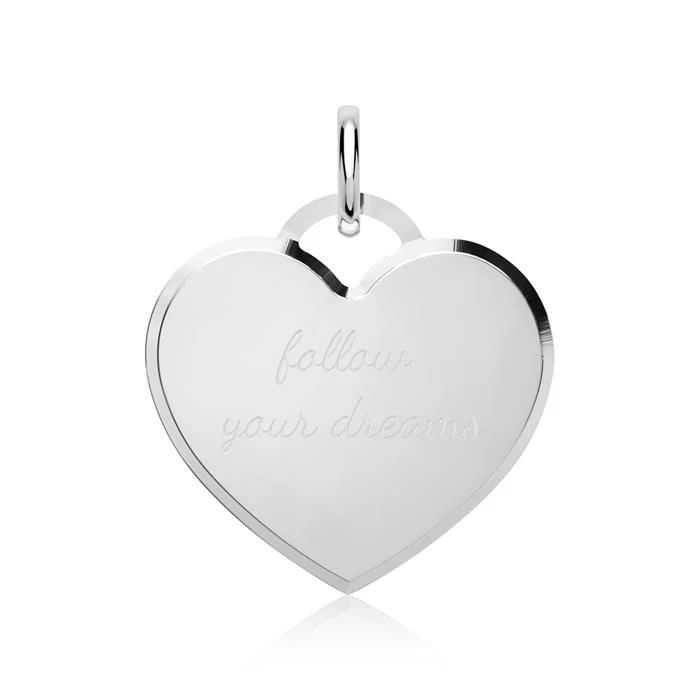 Pendentif Coeur Argent Personnalisé - 1800 – Image 4