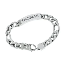 Gourmette Acier Personnalisée - 1854