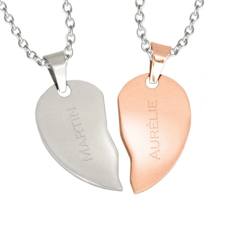 Pendentif Coeur Acier Personnalisé - 1850 – Image 3