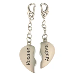 Porte-clé Coeur Personnalisé - 1896