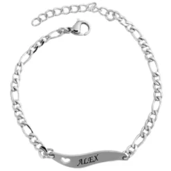 Gourmette Acier Personnalisée - 1890