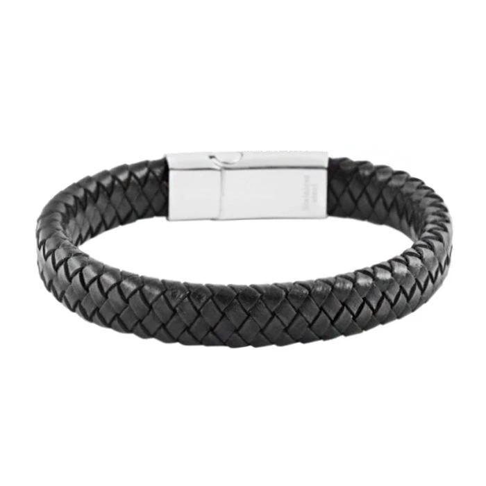 Bracelet Cuir Noir Personnalisé - 1937 – Image 4