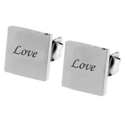 Boucles D'oreilles Acier Personnalisées - 2085