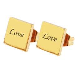 Boucles D'oreilles Acier Personnalisées - 2088