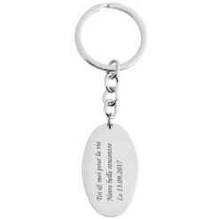 Porte-clé Acier Personnalisé - 2096