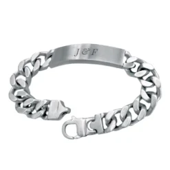 Gourmette Acier Personnalisée - 2099