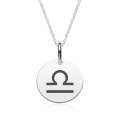 Pendentif Astro Balance Argent Personnalisé - 2165