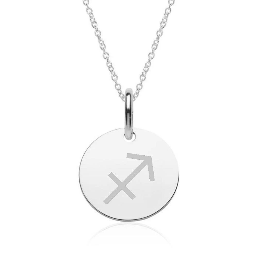 Pendentif Astro Sagittaire Argent Personnalisé - 2167 – Image 3