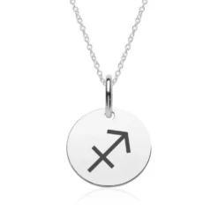 Pendentif Astro Sagittaire Argent Personnalisé - 2167