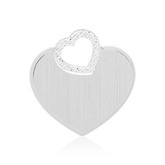 Pendentif Coeur Argent Personnalisé - 2266 – Image 5