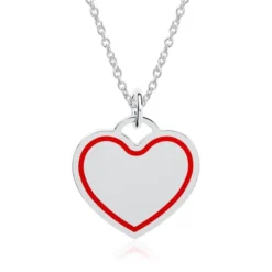 Pendentif Coeur Argent Personnalisé - 2269