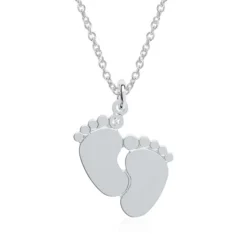 Pendentif Pieds Argent Personnalisé - 2272