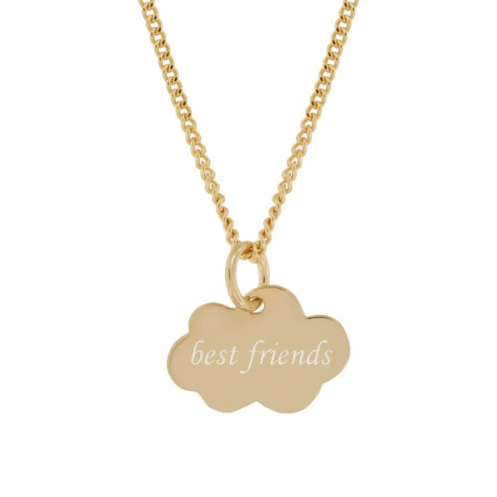 Pendentif Nuage Plaqué Or Personnalisé - 2352 – Image 3