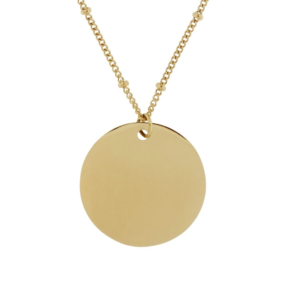 Collier Coquillage Acier Doré Personnalisé - 2389 – Image 5