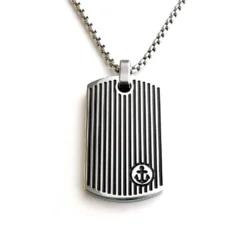 Collier Plaque Marin Personnalisé - 2392