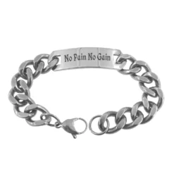 Gourmette Massive Acier Personnalisée - 2474