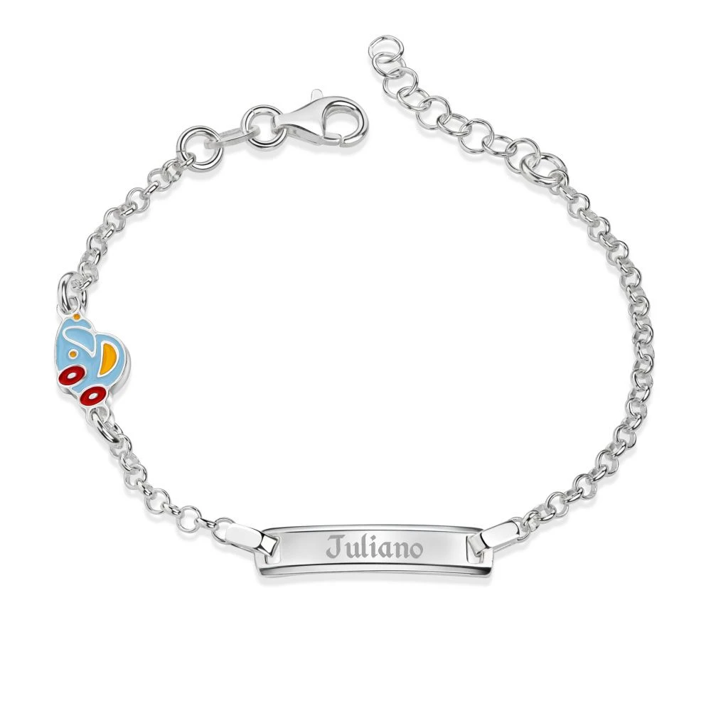 Gourmette Argent Auto Personnalisée - 2512 – Image 3