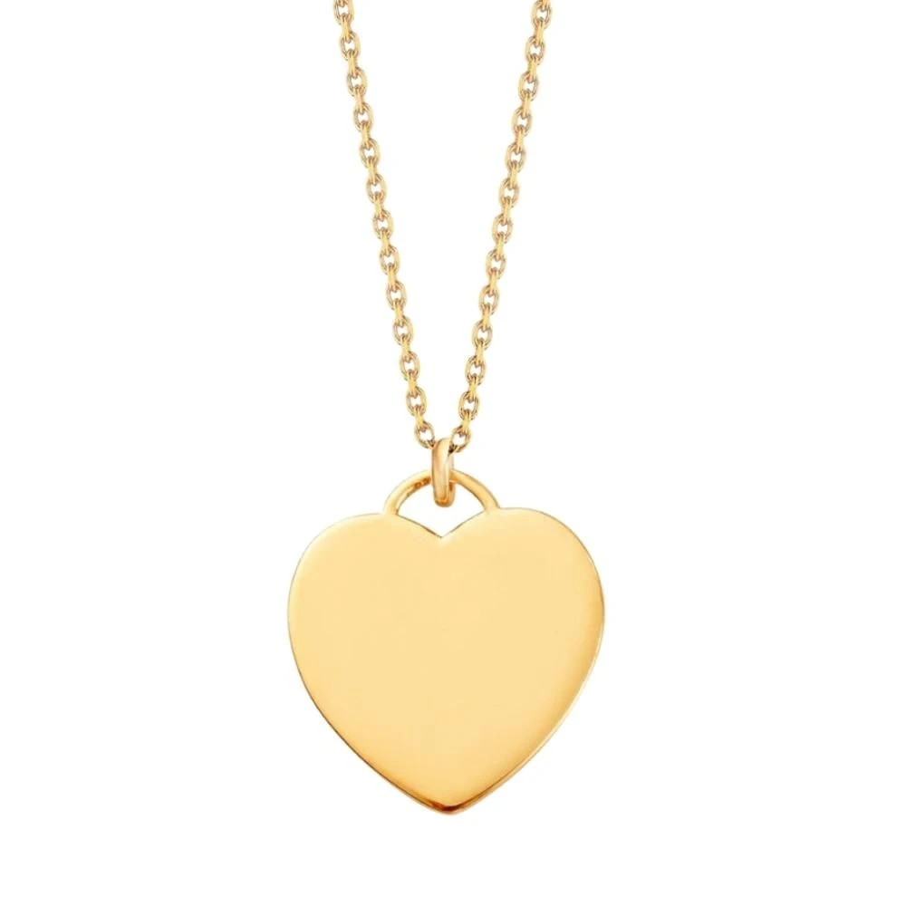 Pendentif Coeur Argent Doré Personnalisé - 2564 – Image 4