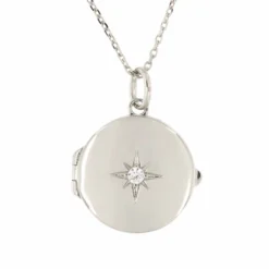 Collier Médaillon Argent Personnalisé - 2579