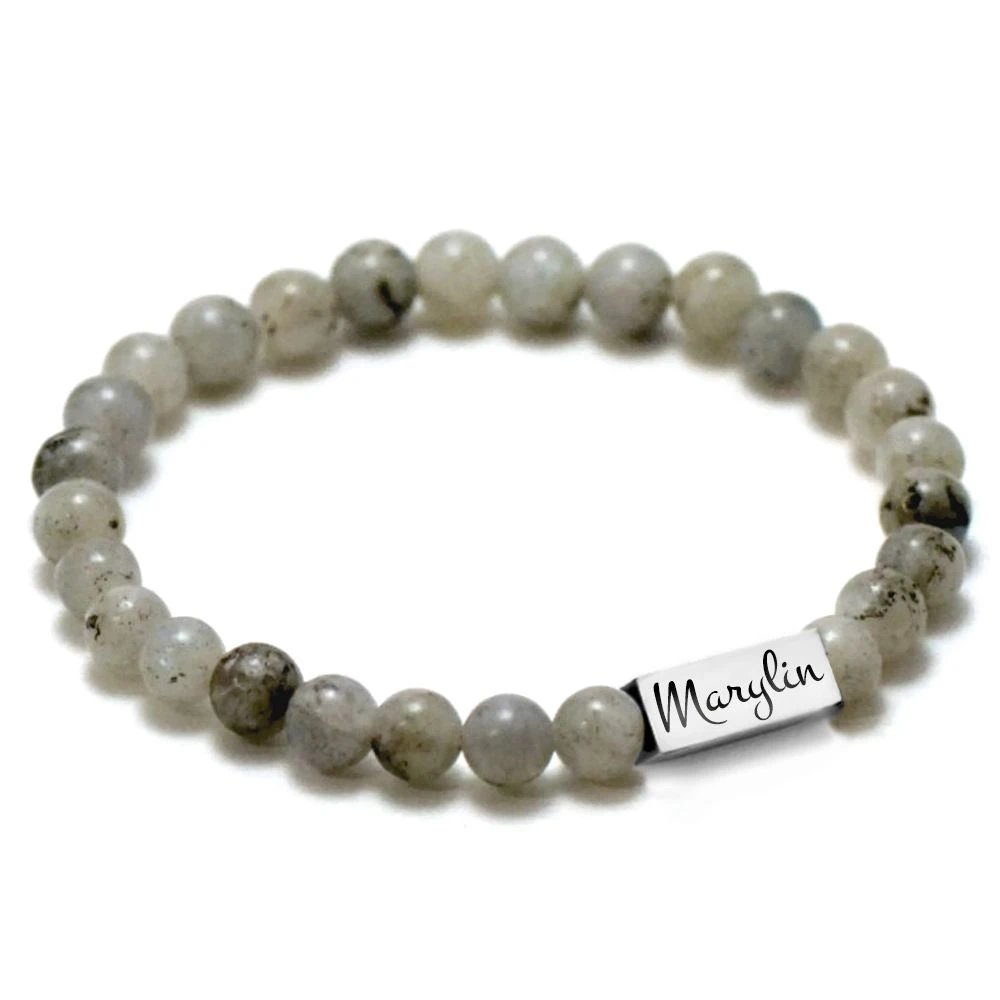 Bracelet Labradorite Personnalisé - 2571