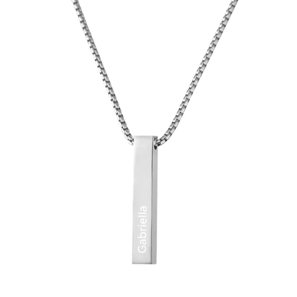 Collier Barre Acier Personnalisé - 2572 – Image 3