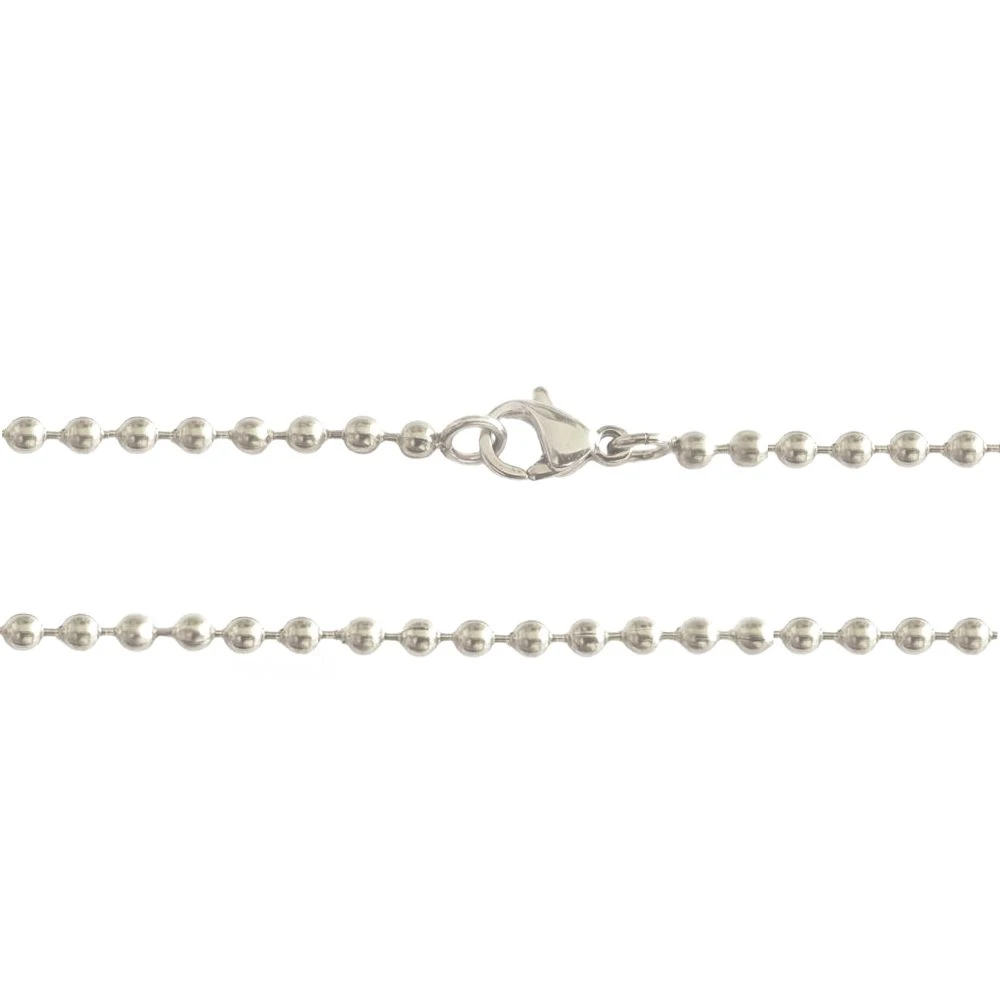 Chaîne Billes Argent 2mm - 2609 – Image 2
