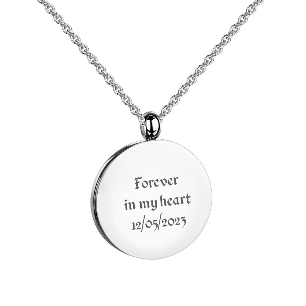 Collier Fleur Argent Personnalisé - 2669 – Image 3