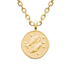 Médaille Poissons Plaqué Or Personnalisée - 2686