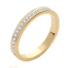 Bague Plaqué Or Personnalisée - 2719