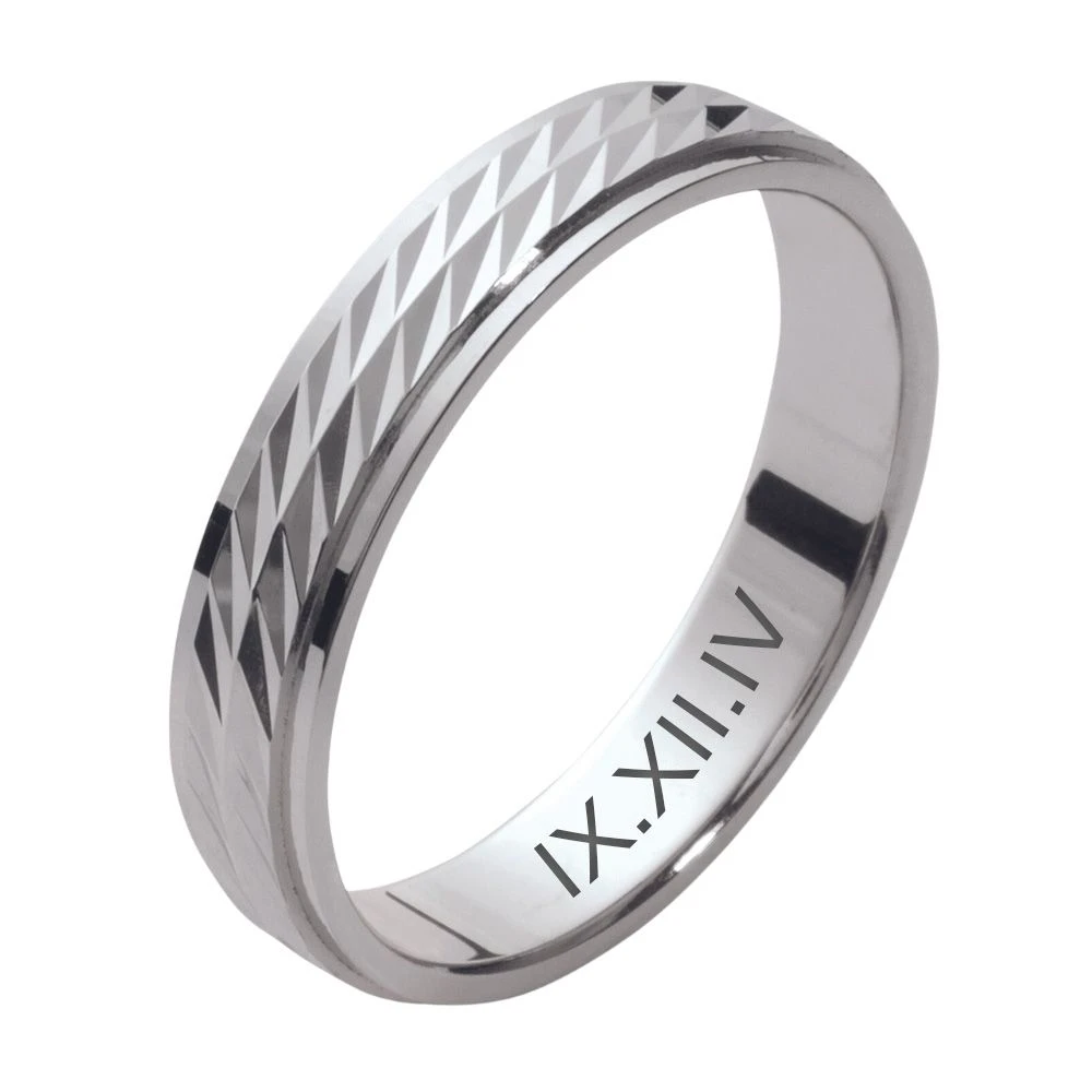 Bague Argent Personnalisée - 2735 – Image 3