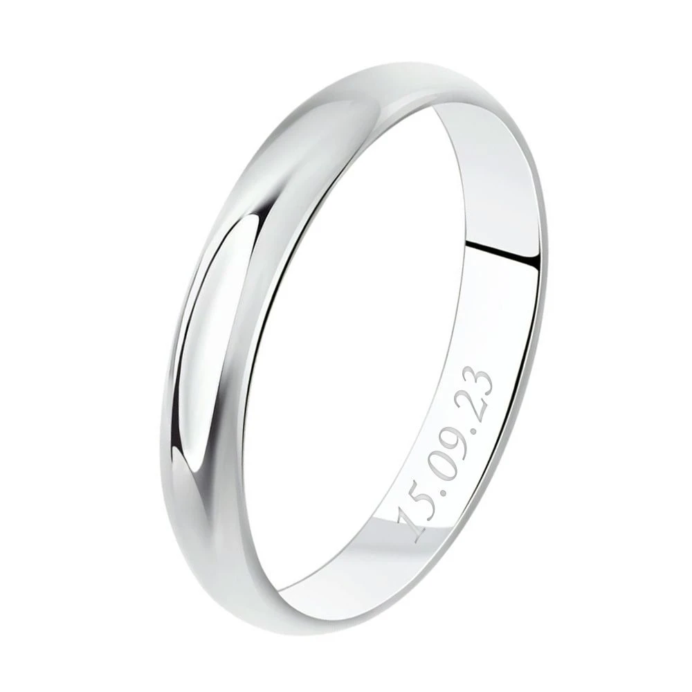 Bague Argent Personnalisée - 2732 – Image 3