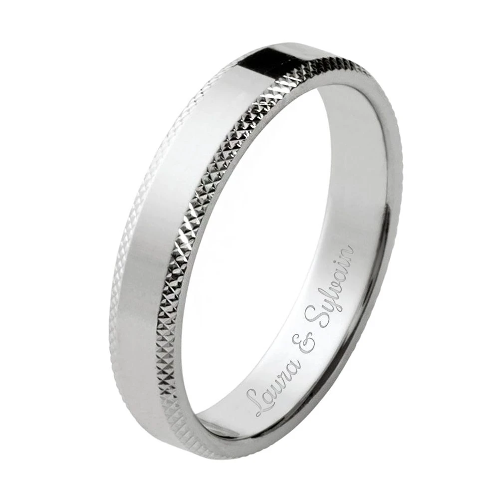 Bague Argent Personnalisée - 2733 – Image 3