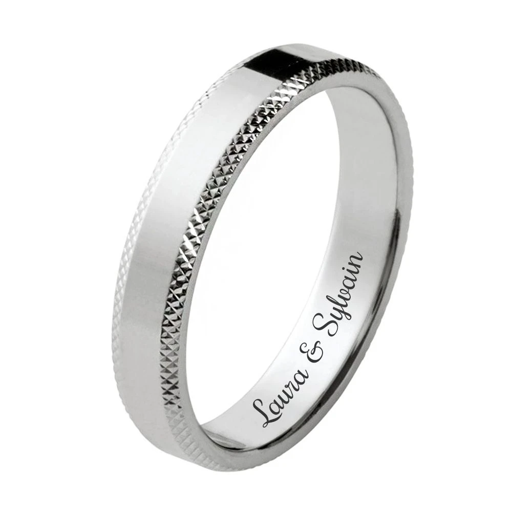 Bague Argent Personnalisée - 2733 – Image 2