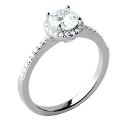 Bague De Fiançailles Argent Personnalisée - 2741