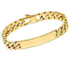 Gourmette Plaqué Or Personnalisée 8mm - 2756