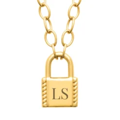 Collier Cadenas Plaqué Or Personnalisé - 2777