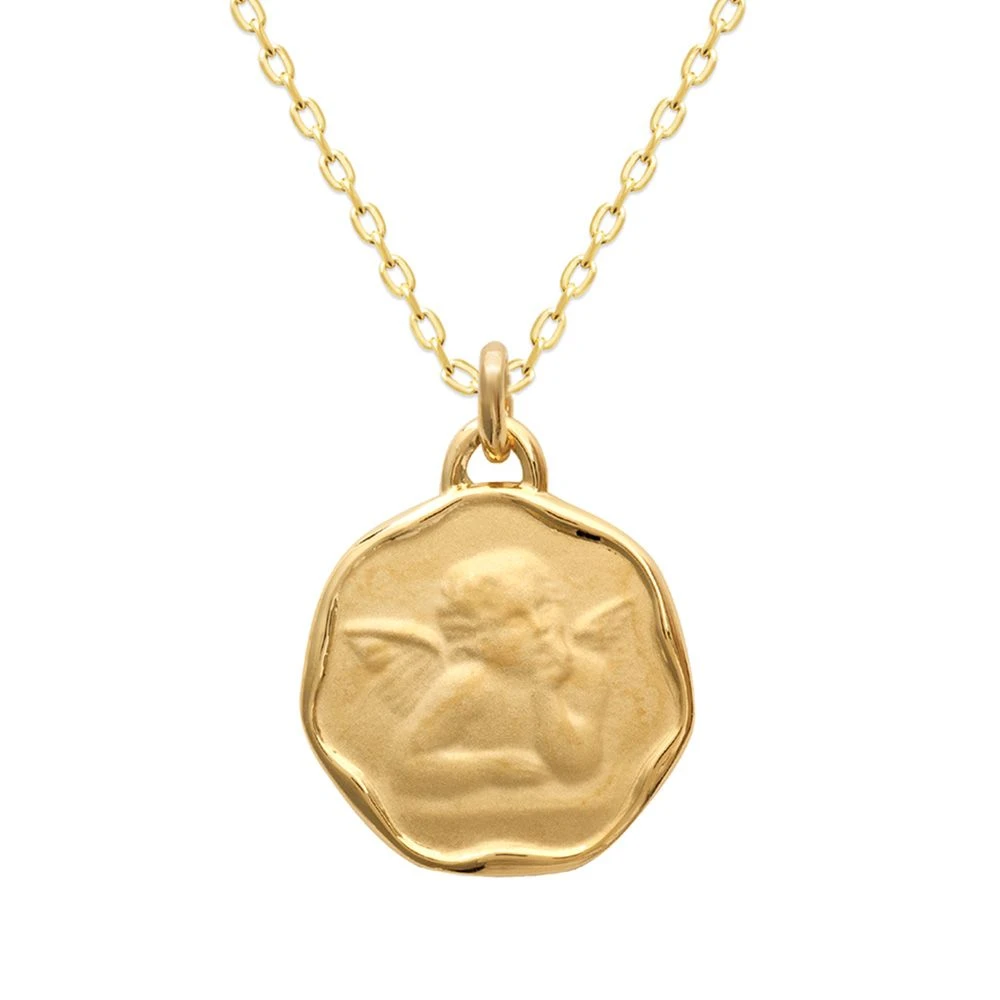 Médaille Ange Plaqué Or Personnalisée - 2781
