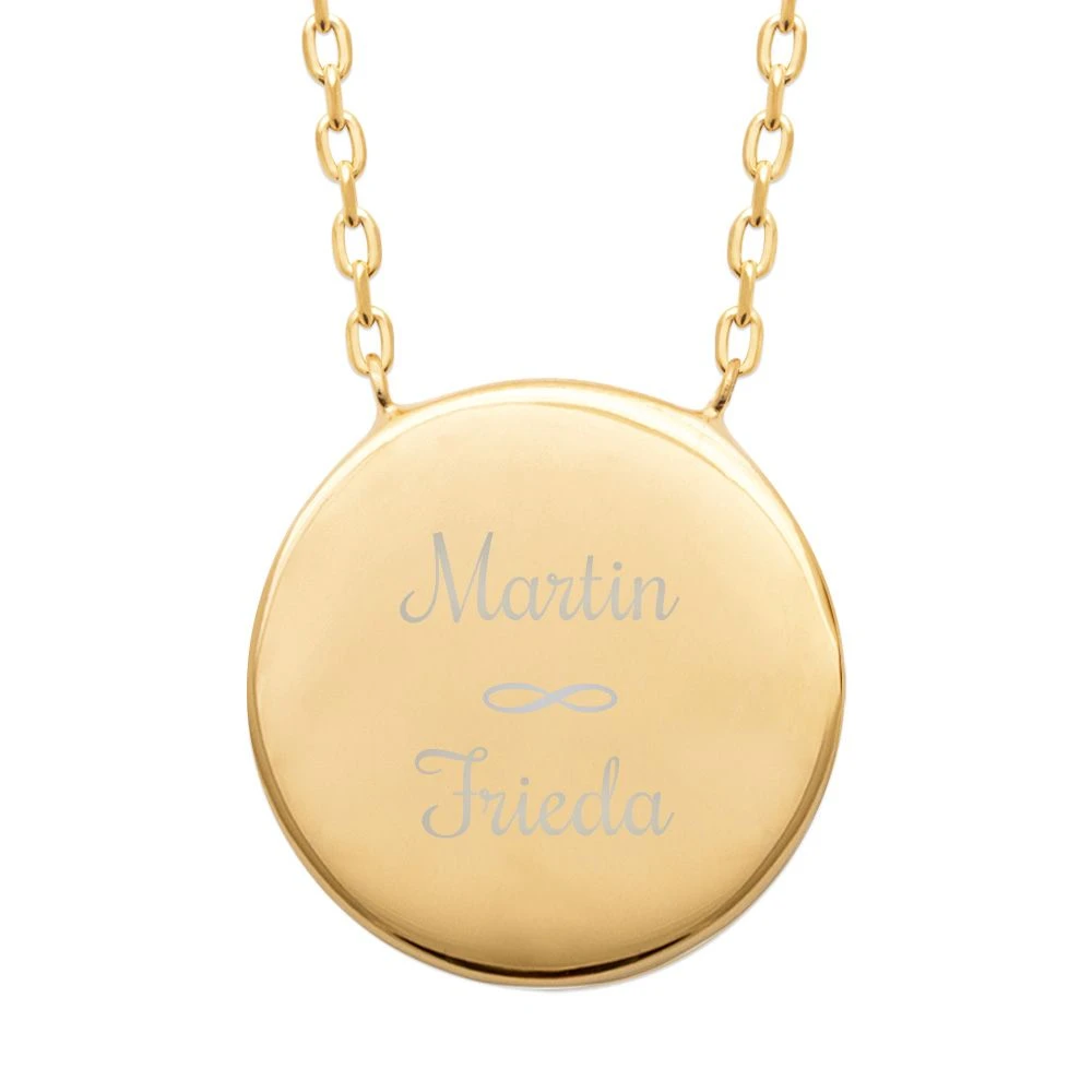 Collier Plaqué Or Nacre Personnalisé - 2796 – Image 3