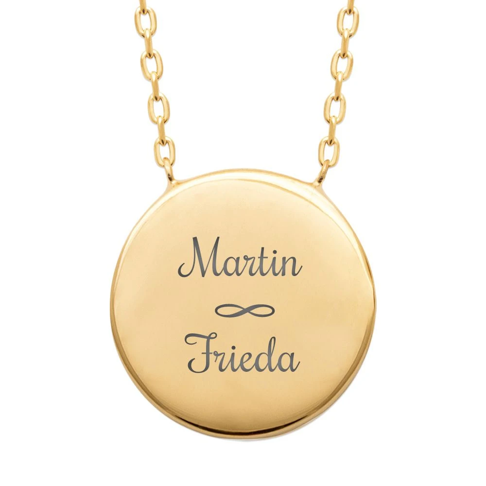 Collier Plaqué Or Nacre Personnalisé - 2796 – Image 2