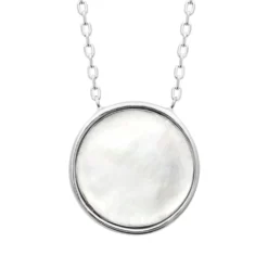 Collier Argent Nacre Personnalisé - 2802