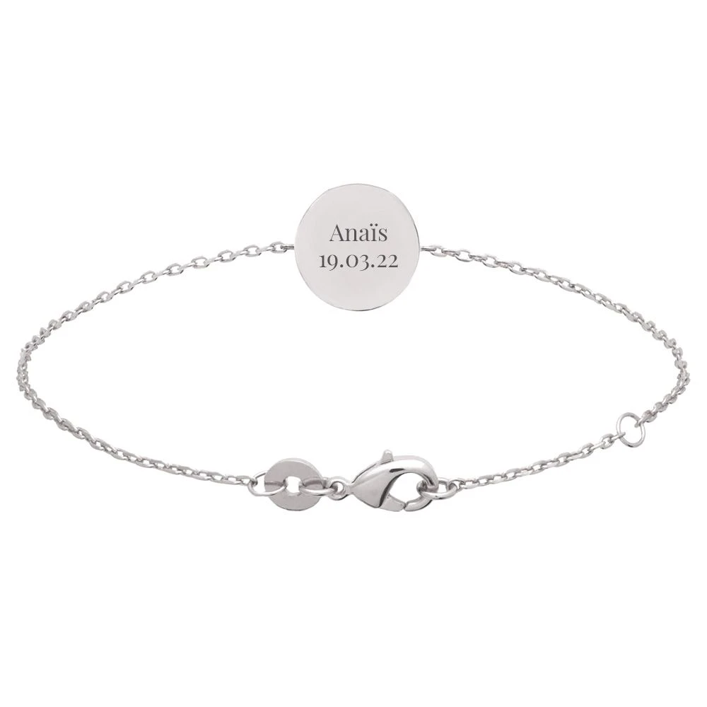 Bracelet Argent Nacre Personnalisé - 2803 – Image 2