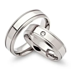 Alliances Acier Personnalisées - 0340