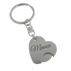 Porte-clé Coeur Personnalisé - 0836