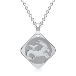 Pendentif Zodiaque Argent Personnalisé - 0918