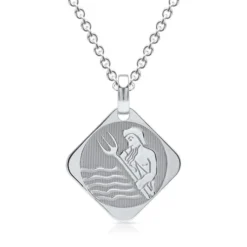 Pendentif Zodiaque Argent Personnalisé - 0919