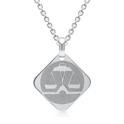 Pendentif Zodiaque Argent Personnalisé - 0927