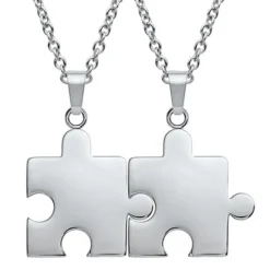 Pendentif Puzzle Acier Personnalisé - 0959