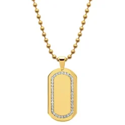 Pendentif Dogtag Acier Personnalisé - 0963