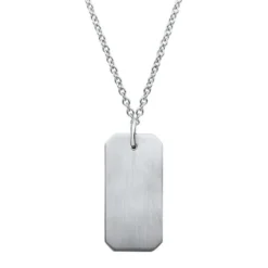 Pendentif Dogtag Acier Personnalisé - 0966